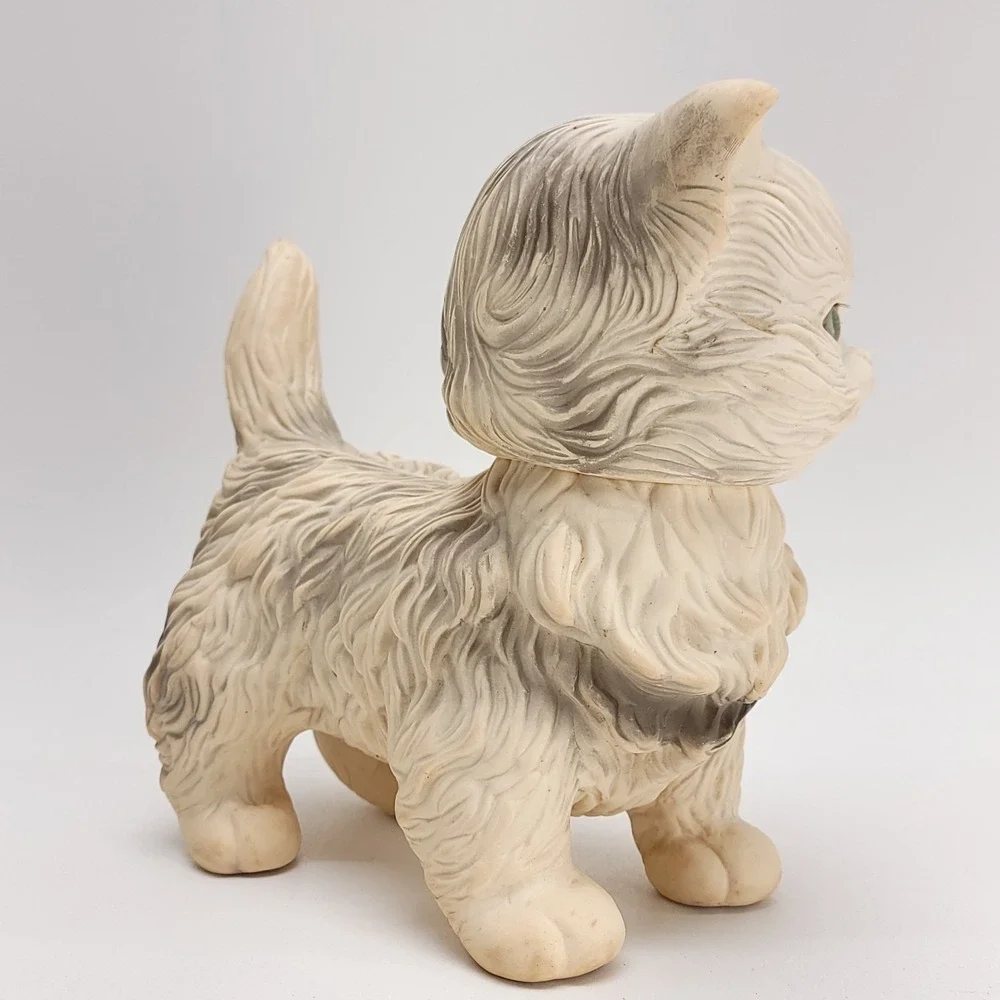 Edward Mobley Squeaky Rubber Toy Cat Sleepy Eyes‎ 1960's Vintage 9